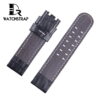 Replacement Hamilton Khaki Aviation watch band black leather strap