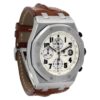 Replacement brown America Alligator watchband compitable for the Audemars Piguet Royal Oak Mens Watch 42mm