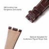 Custom best quality High-end replacement brown America Alligator Crocodile audemars piguet leather strap and watch band compitable for the Audemars Piguet Royal Oak Mens luxury watches 42mm watchband online for sale with multi colors and sizes at a low price