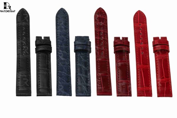 1603962590-Chopard-watch-happy-sport-diamond-30mm-replacement-black-alligator-leather-strap-band-18mm replacement black alligator leather strap band 18mm for Chopard watch happy sport diamond 30mm