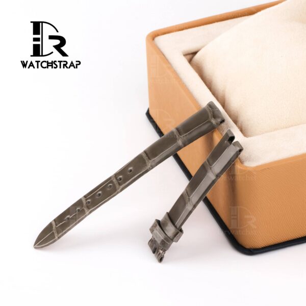 Replacement Olive leather watch band fit for Breguet Reine de Naples Ladies watch