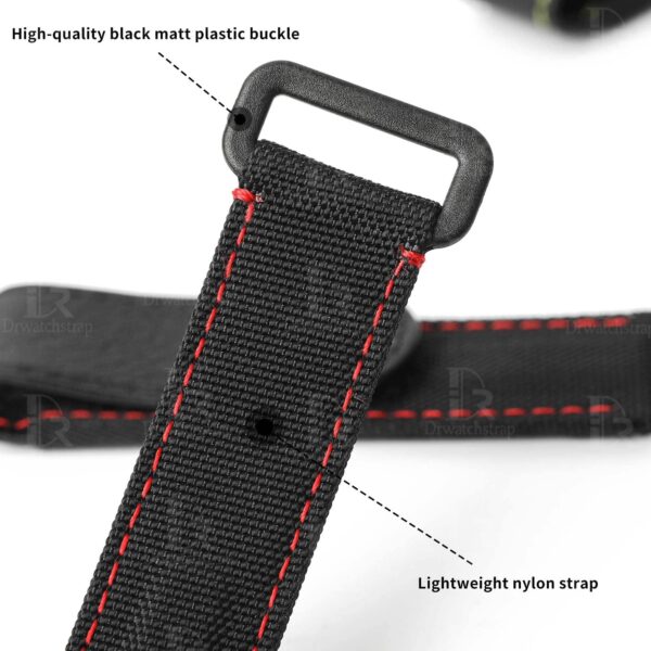 High quality nylon material and matt plastic buckle