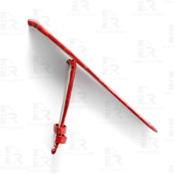 Best quality replacement Red leather alligator siamese red Roger Dubuis replacement straps and watch bands for Roger Dubuis Excalibur ladies' women's watches online for sale a ( (3)