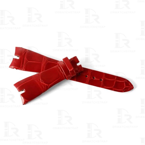 Best quality replacement Red leather alligator siamese red Roger Dubuis replacement straps and watch bands for Roger Dubuis Excalibur ladies' women's watches online for sale a ( (4)