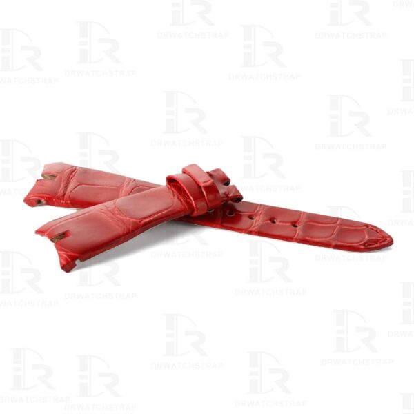 Best quality replacement Red leather alligator siamese red Roger Dubuis replacement straps and watch bands for Roger Dubuis Excalibur ladies' women's watches online for sale a ( (5)