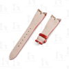 Best quality replacement Red leather alligator siamese red Roger Dubuis replacement straps and watch bands for Roger Dubuis Excalibur ladies' women's watches online for sale a ( (8)