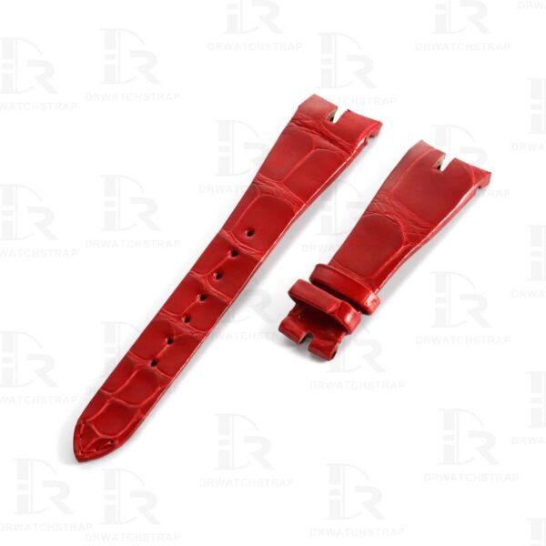 Best quality replacement Red leather alligator siamese red Roger Dubuis replacement straps and watch bands for Roger Dubuis Excalibur ladies' women's watches online for sale a ( (9)
