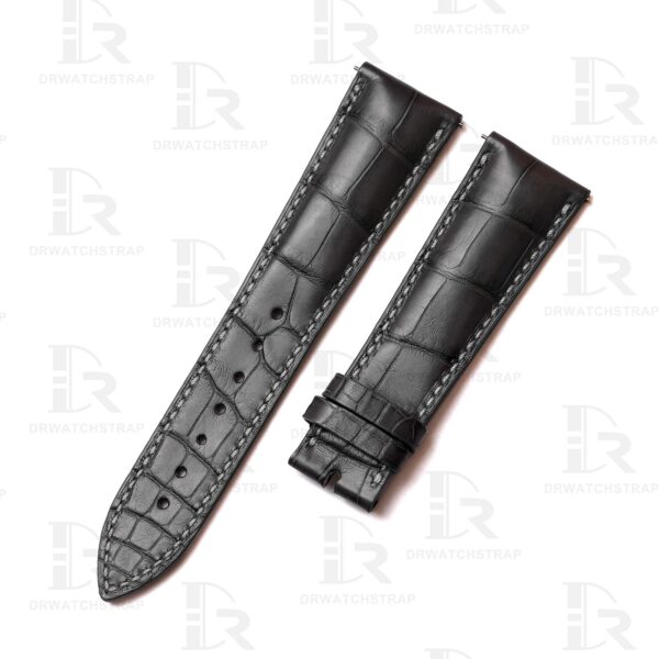 Buy custom Franck Muller Casablanca 8880 Black leather watch strap 22mm handmade for sale (1)