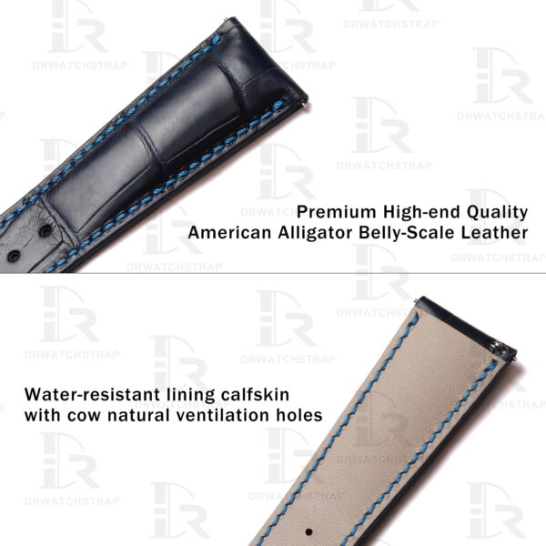 Buy custom Franck Muller Casablanca 8880 Black leather watch strap 22mm handmade for sale (3)