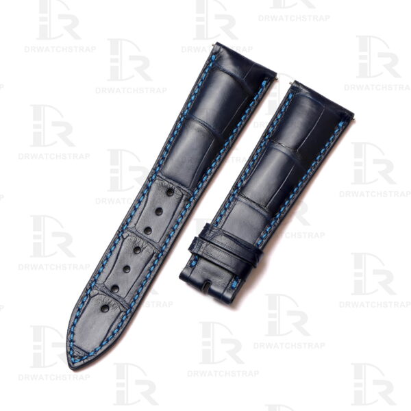 Buy custom Franck Muller Casablanca 8880 Dark Blue leather watchband 22mm handmade for sale (1)