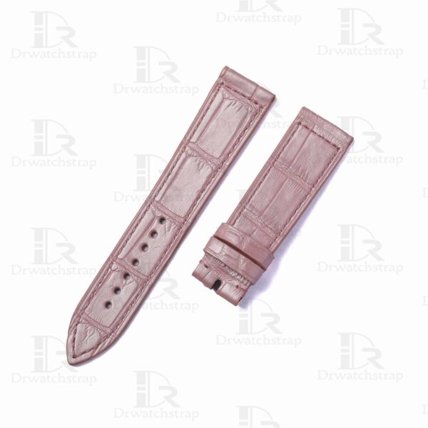 Custom Franck Muller Pink leather 22mm 24mm 26mm watch bands for sale