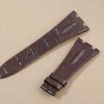 Audemars Piguet Millenary chronograph Brown alligator leather watch band strap (1)