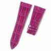 Custom handmade best quality grade A American crocodile 26mm Pink leather alligator strap and watch band replacement fit for Franck Muller Master Square 6000 h SC DT luxury watches online - High-end leather straps 100% hand stitched for sale