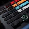 Rolex Velcro watch strap replacement 20mm canvas black blue green yellow red orange watchbands for Rolex Omega Patek Philippe Blancpain sailcloth Canvas nylon strap online