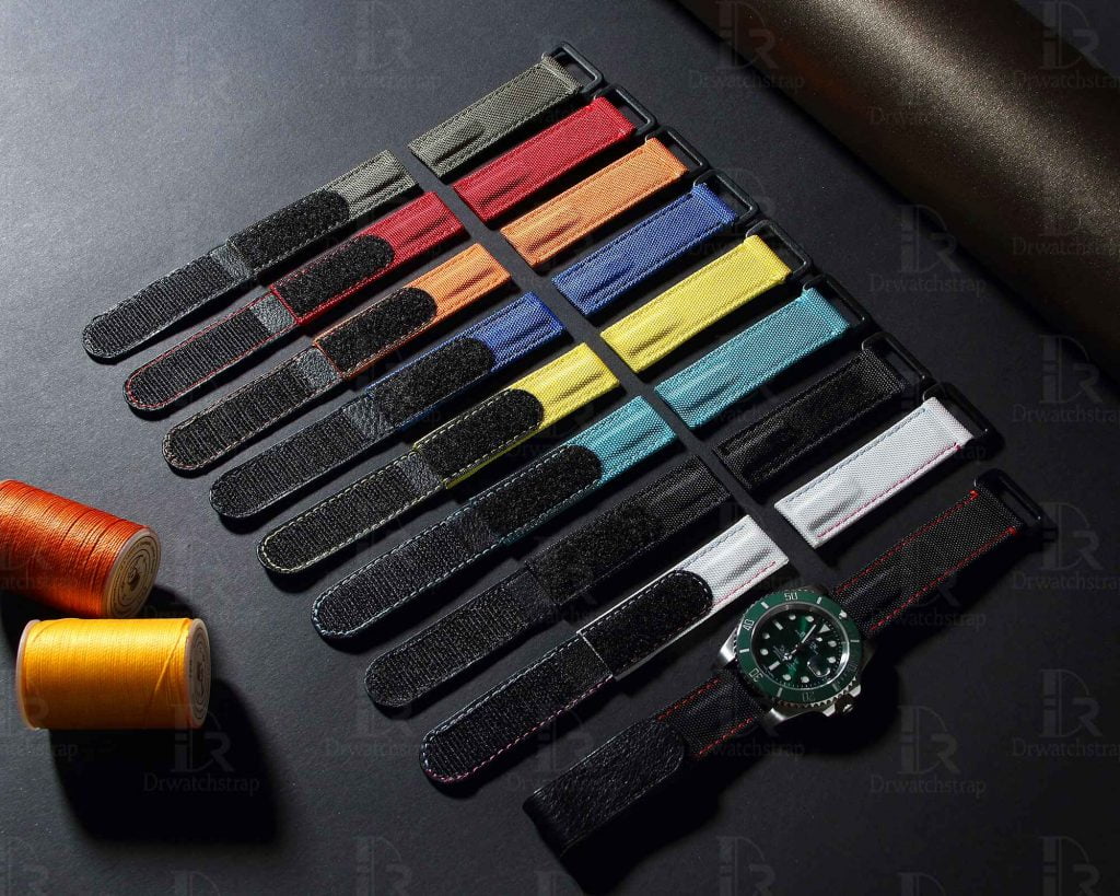 replacement 20mm velcro watch band for Rolex, Omega, Patek Philippe, Blancpain and more