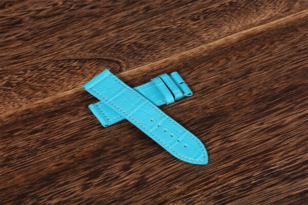 Custom leather strap for Franck Muller Long Island watch strap