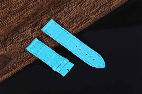 Custom leather strap for Franck Muller Long Island watch strap