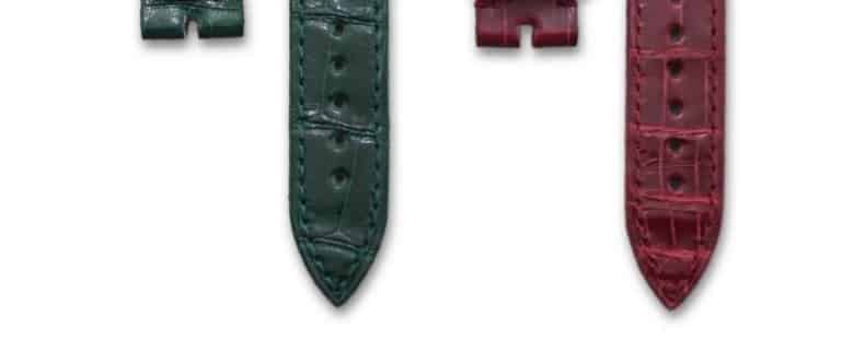 Replacement leather strap for Franck Muller Long Island watch band
