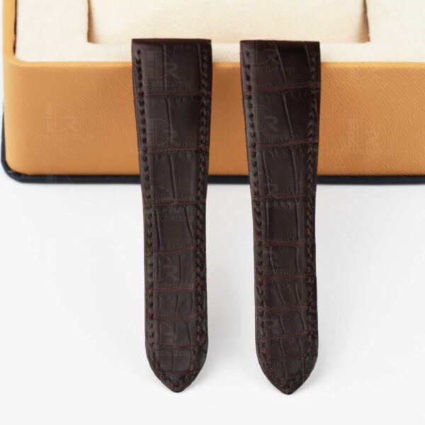 1605618002-Cartier-Calibre-De-Cartier-Brown-leather-watch-band-buy-replacement-sale (4) Best quality OEM high-end replacement brown alligator crocodile leather Cartier Calibre watch strap and watch band for Cartier Calibre dive watches online - Aftermarket leather watchbands for Cartier Calibre at a low price