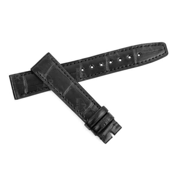 High-End American crocodile leather belly scale - Luxury Alligator IWC Leather strap
