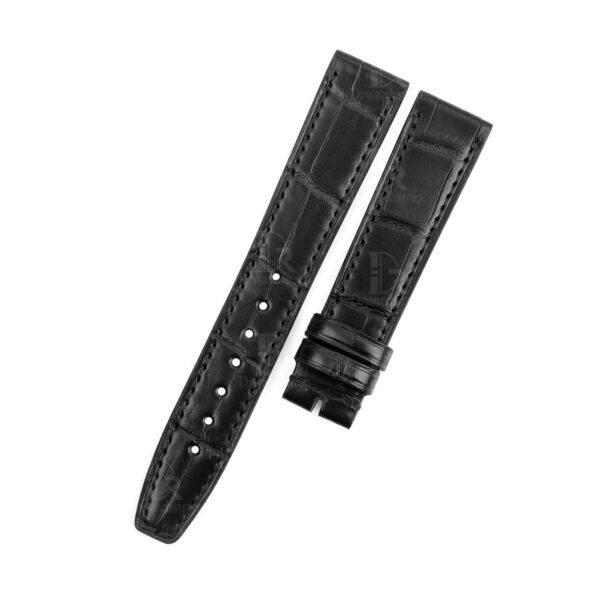 Best quality Grade A alligator Belly-scale brown leather Santoni IWC watch strap and watch band replacement for IWC Portofino / Pilot's watch at a low price - Shop handcrafted OEM watch bands online