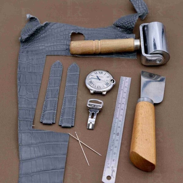 Replacement Cartier Ballon Bleu leather strap black replacement black blue pink brown watchbands for Cartier Ballon Bleu watches 33mm 36mm 42mm 43mm best quality strap online for sale