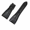 Roger Dubuis watch straps replacement strap black leather watch band