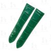 Custom replacement Green alligator crocodile leather strap for Cartier Calibre Dive watch strap and watch band Custom replacement Green alligator crocodile leather strap for Cartier Calibre Dive watch strap and watch band