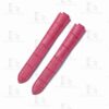Buy custom Cartier Ballon Bleu Pink leather watch band 14mm 16mm 18mm 20mm 22mm replacement for sale