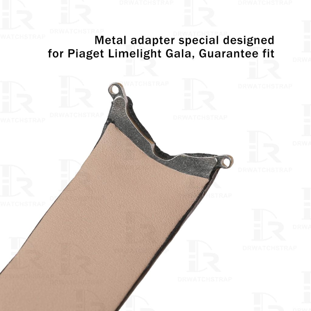 Buy custom Piaget Limelight Gala watch strap Black Alligator leather watch band for sale (2)