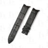 Buy custom Piaget Limelight Gala watch straps Black Alligator leather watchbands for sale stitchless