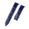 Buy custom Piaget Limelight Gala watch straps Blue Alligator leather watchbands for sale straps stitchless