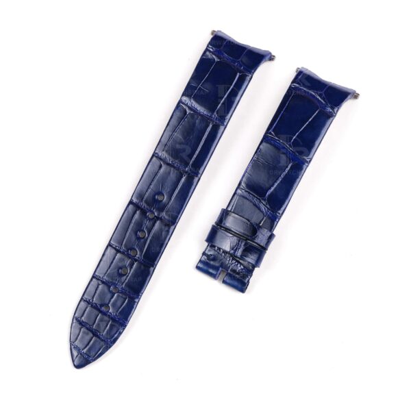 Buy custom Piaget Limelight Gala watch straps Blue Alligator leather watchbands for sale straps stitchless