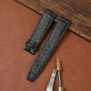 Custom Black replacement leather watch strap replacement for IWC Pilot Mark XVIII Chronograph