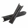 Custom genuine best quality OEM alligator black leather strap and watch band replacement with single-folded for Cartier Pasha de men's and women's luxury watches - Shop the handmade crocodile grade A material watch straps & watchbands from DR Watchstrap online at a low price