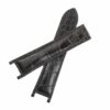 Custom genuine best quality OEM alligator black leather strap and watch band replacement with single-folded for Cartier Pasha de men's and women's luxury watches - Shop the handmade crocodile grade A material watch straps & watchbands from DR Watchstrap online at a low price