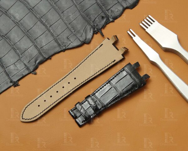 Buy replacement Ulysse Nardin Executive watch strap for sale black alligator