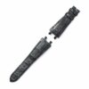 Replacement Black Alligator leather strap fit for Ulysse Nardin Executive