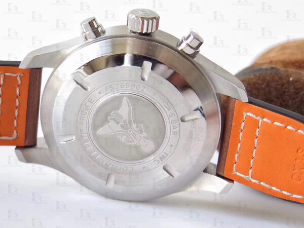 Handmade calfskin Santoni leather watch strap for IWC Pilot Spitfire