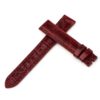 Chopard Replacement watch strap wine red leather 15mm 18mm for Happy Sport