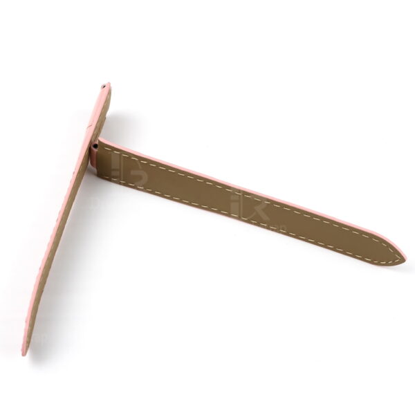 Genuine premium custom American Alligator Belly-scale Pink leather watch strap & watch band replacement for Cartier Ballon Bleu Lady Medium Men Large Chronograph Cartier watches online - Buy and shop the high-end best quality straps and watchbands from dr watchstrap at a low price