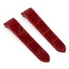 1607604388-Cartier-Santos-100-midsize-large-size-Replacement-leather-wristwatch-band-strap-bracelet-Red-America-Alligator-crocodile (1) Custom handmade best quality replacement Red America Alligator Leather Cartier Santos 100 watch straps and watch bands Cartier Santos 100 Midsize Large Chronograph XL size watches - OEM aftermarket high-end leather watchbands online at a low price