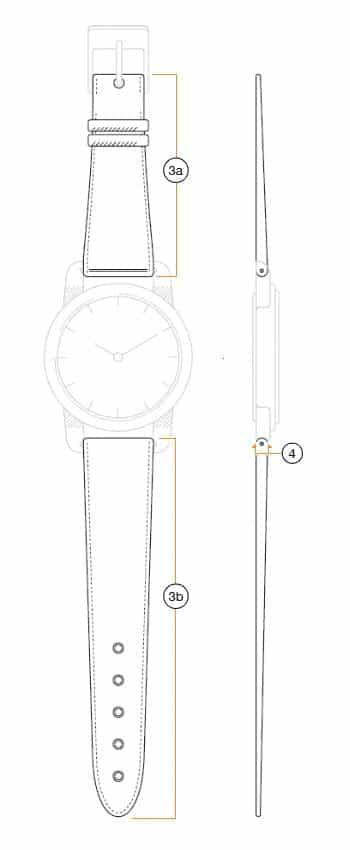 How to measure watch band length