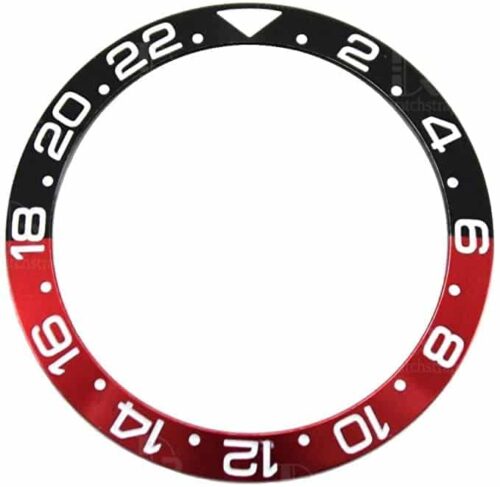 1607751518-40MM-bezel-Insert-Made-to-Fit-Rolex-GMT-Master-II-Black-Red-Ceramic Black and Blue Replacement Bezel Rolex Pepsi GMT Master II Bezel Insert