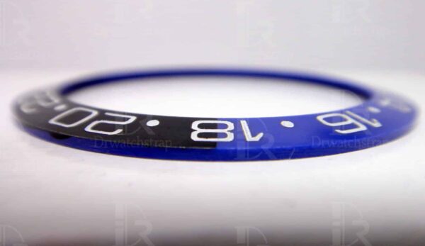 Replacement Black & Blue Ceramic Bezel Insert for GMT-Master II Batman watch