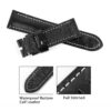 Premium aftermarket best OEM handmade Black Panerai calfskin leather Strap and watch band replacement 22mm 24mm for Panerai Luminor Due luxury watches from dr watchstrap for sale - Shop the premium calf leather material wholesale straps and watchbands online at a low price