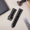 Genuine best quality OEM handmade custom Black Panerai Alligator Strap and watch band replacement 22mm 24mm for Panerai Luminor Due luxury watches from dr watchstrap for sale - Shop the premium crocodile material leather straps and watchbands online at a low price