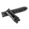 Genuine best quality OEM handmade custom Black Panerai Alligator Strap and watch band replacement 22mm 24mm for Panerai Luminor Due luxury watches from dr watchstrap for sale - Shop the premium crocodile material leather straps and watchbands online at a low price