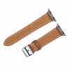 Apple Hermes band -Brown Leather watch strap handmade OEM
