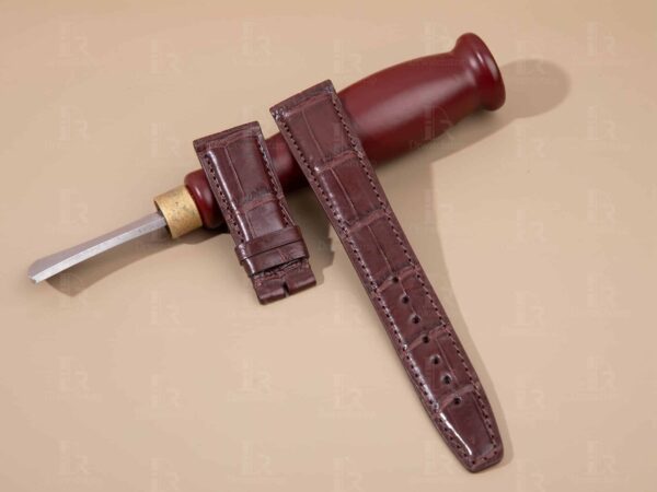 Handmade IWC 22mm leather strap by Drwatchstrap